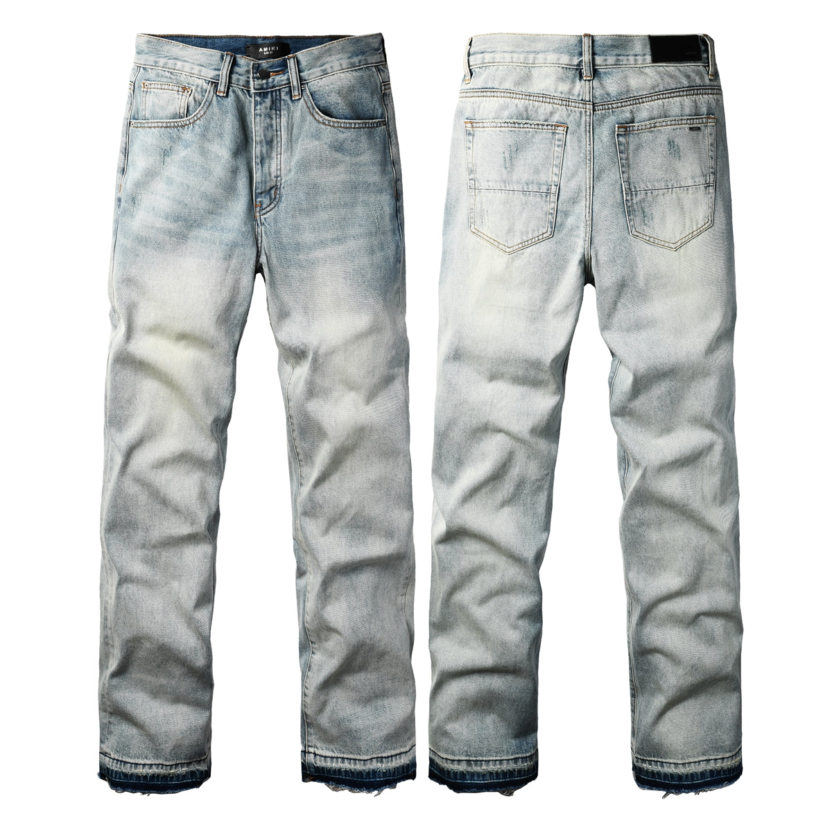 Men’s Vintage Washed Loose Fit Straight-Leg Jeans 8911