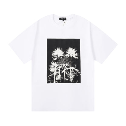 T-shirt Blanc Noir