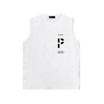 Sleeveless T-shirt Vest