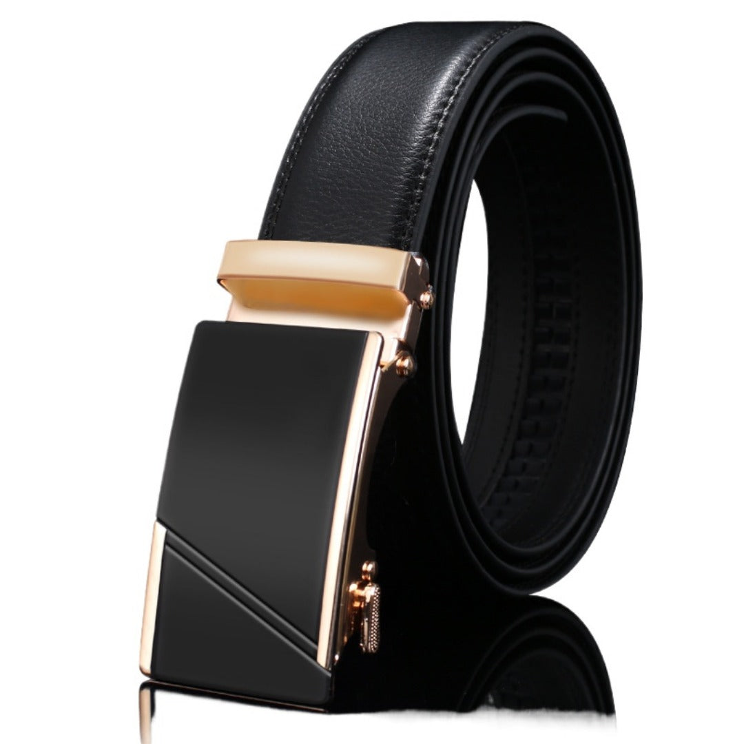 Ceinture en cuir confortable avec boucle élégante 