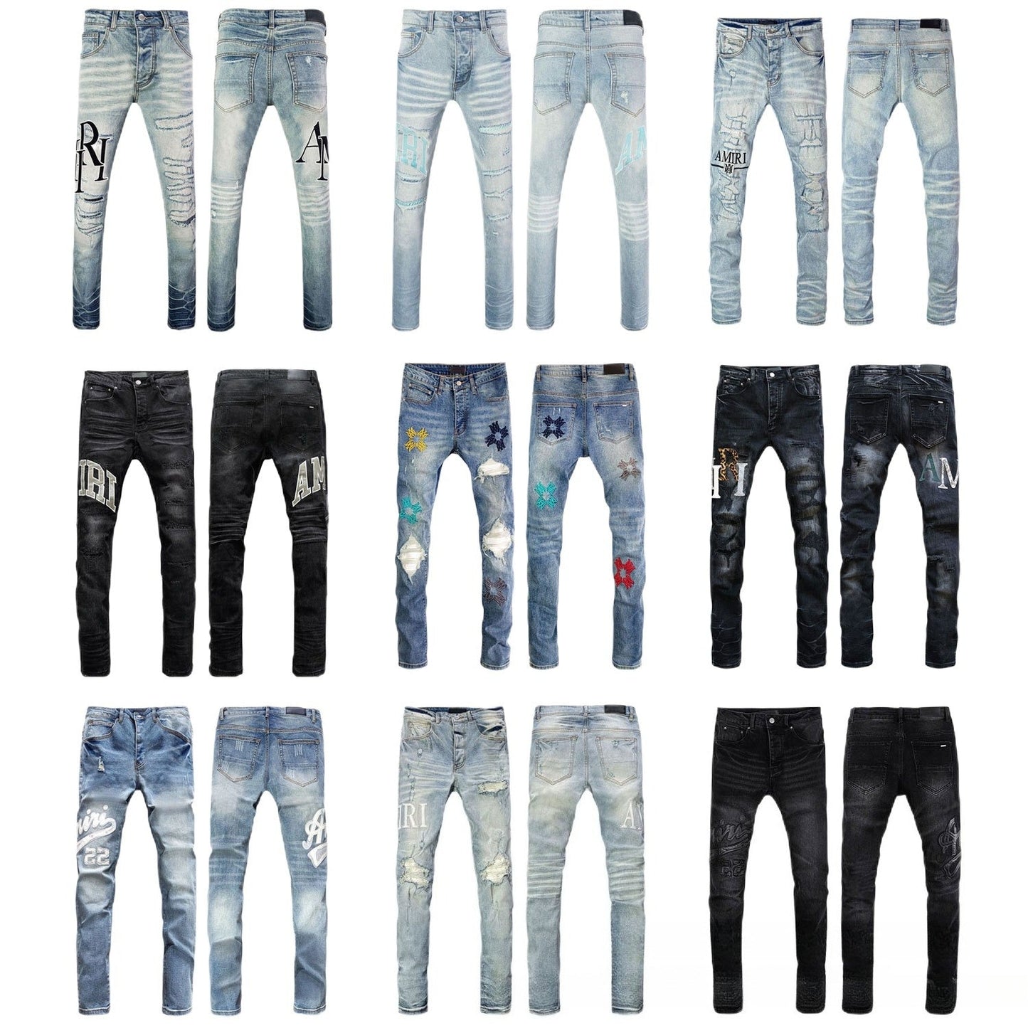 AM Jeans Collection All Styles Denim