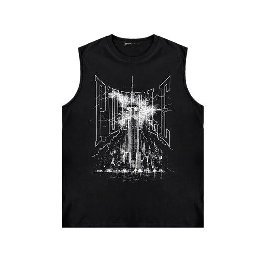 Sleeveless T-shirt Vest