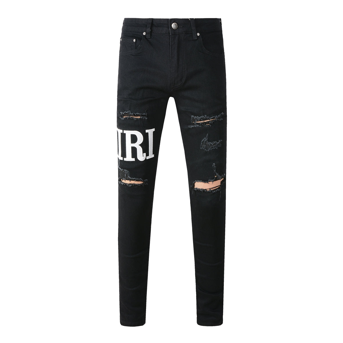 Jeans rotos Jeans para hombre High Street Trend Slim High Street Jeans #649 