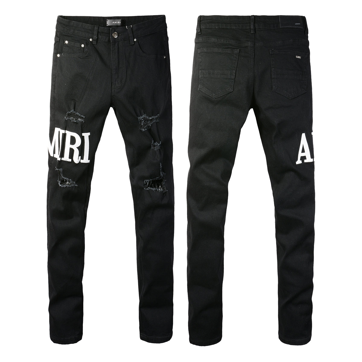 Jeans rotos Jeans para hombre High Street Trend Slim High Street Jeans #649 