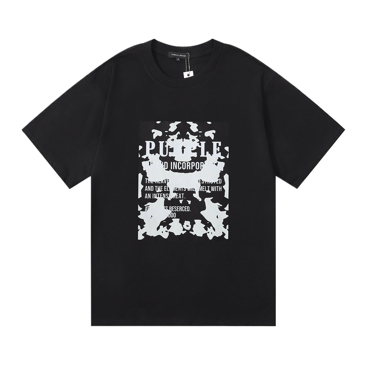 T-shirt Blanc Noir