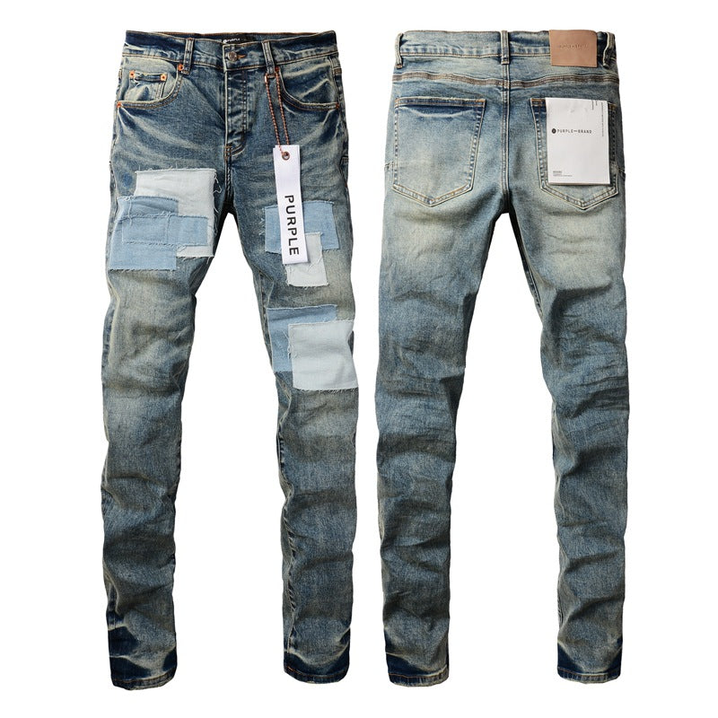 Jeans pour hommes, pantalons en denim de créateur, jambe droite, streetwear rétro, pantalons de survêtement décontractés, pantalons de jogging, Y2k 