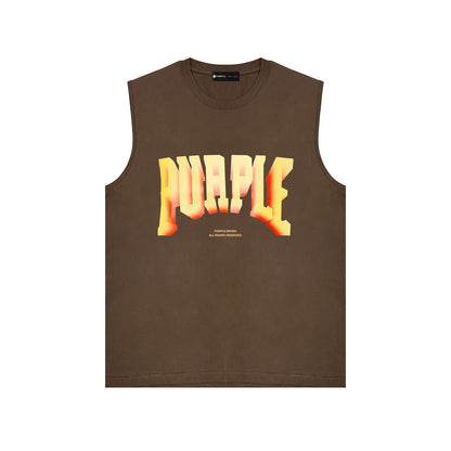 Sleeveless T-shirt Vest