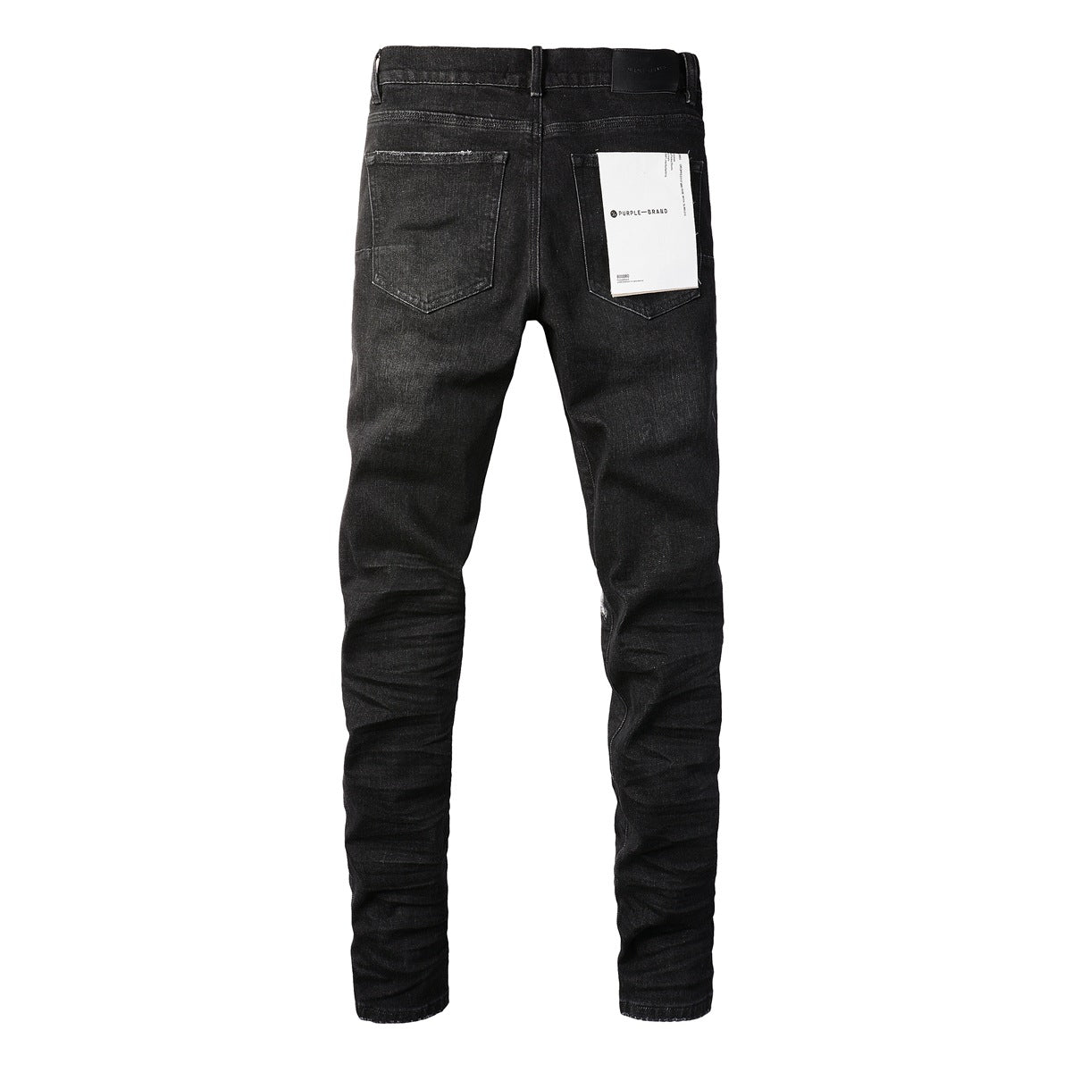 Jean déchiré noir pour homme, nouvelle mode, personnalité, 9035 