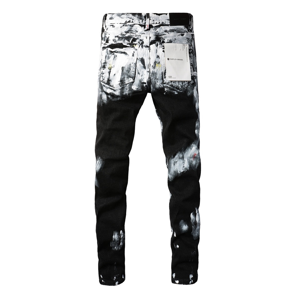 Pantalones vaqueros para hombre High Street Heavy Industries hechos a mano pintados en blanco 