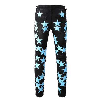 896 High Street Sticky Star Trend Jeans High Craft Elastic Slim High Street Jeans