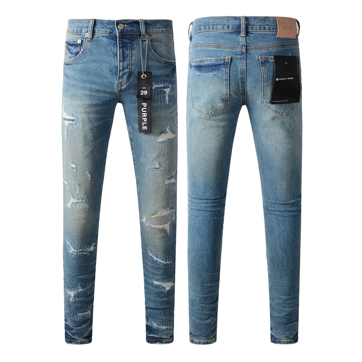 Jean bleu 9073 avec stretch moyen pour un ajustement confortable et flexible 