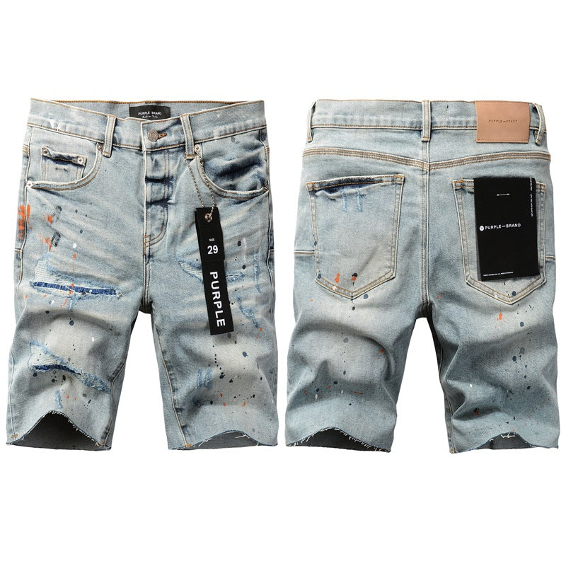 Short en jean bleu tendance 5071 avec une coupe moderne 