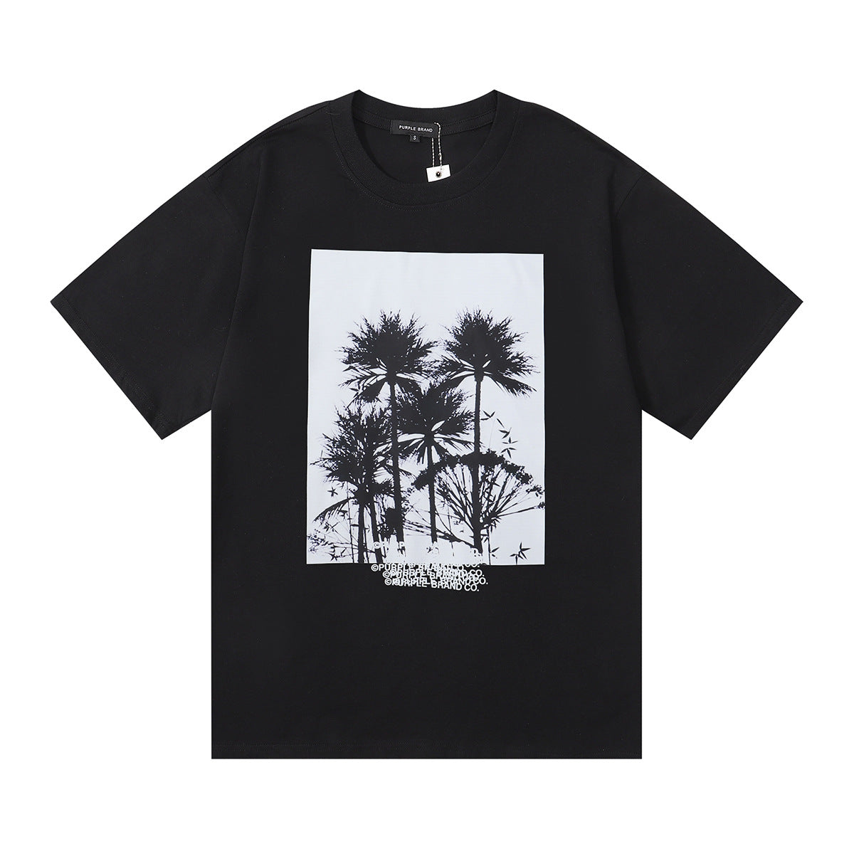 T-shirt Blanc Noir