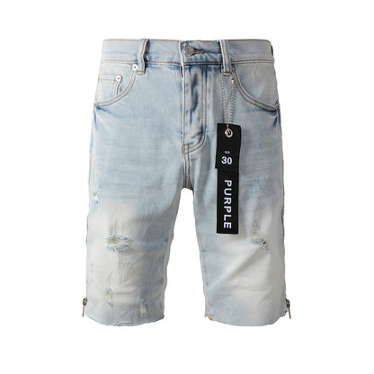 Short en jean bleu chic 5086 offrant un style moderne et une tenue polyvalente 