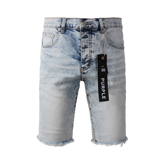 Shorts vaqueros color gris plateado 5053 con un diseño elegante y moderno 