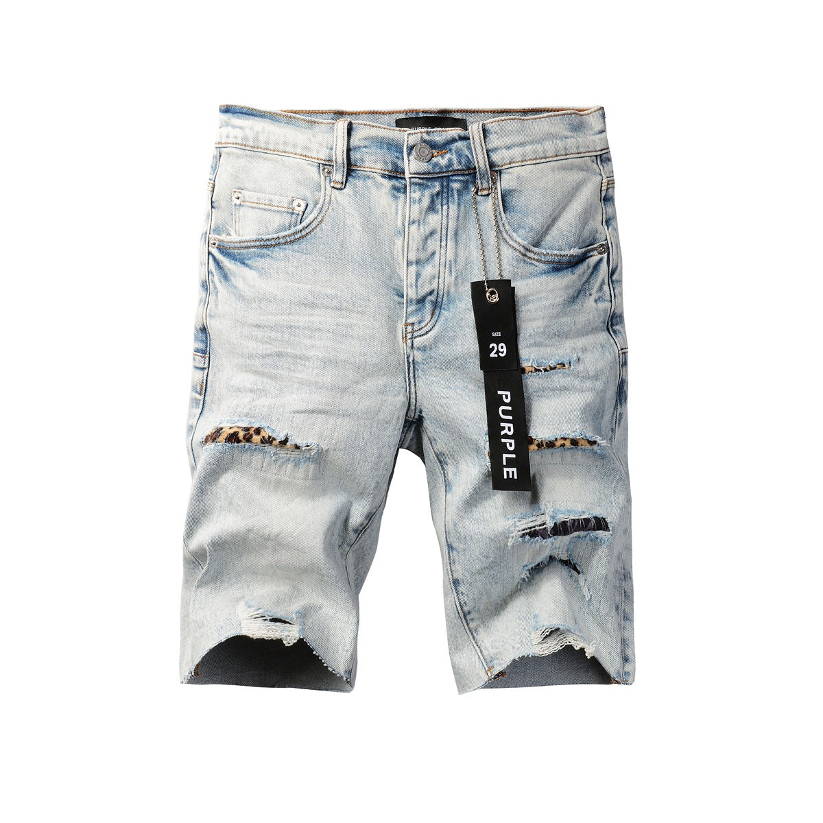 Short en jean bleu 5087 avec une coupe classique et un style intemporel 