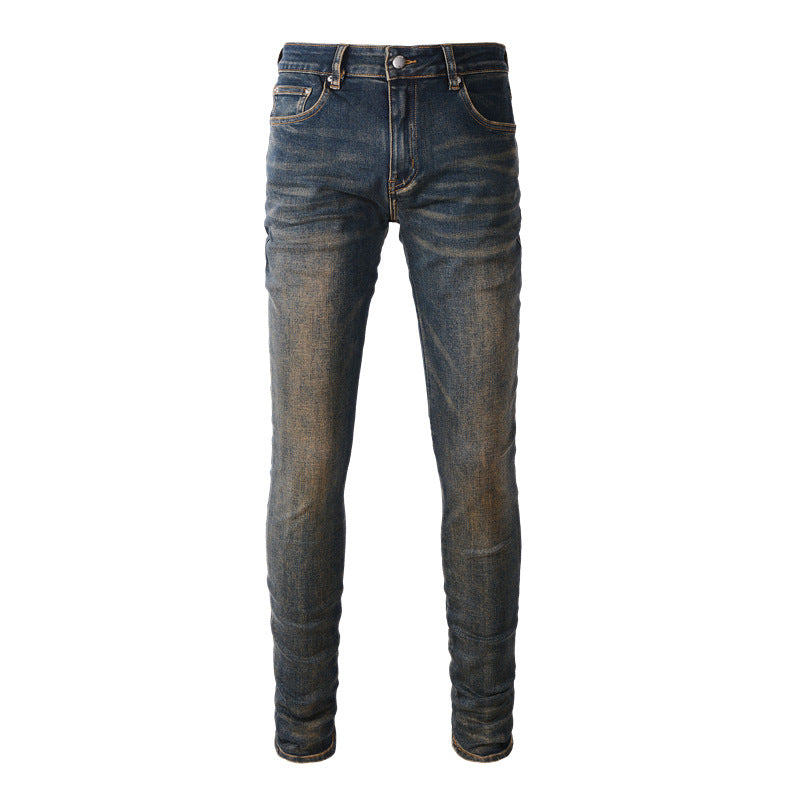 Chic Black Distressed Denim 8831 with Whisker Wash and Stylish Rips