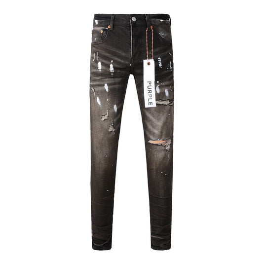 New Mens Spash-Ink Personality Fashion Jeans