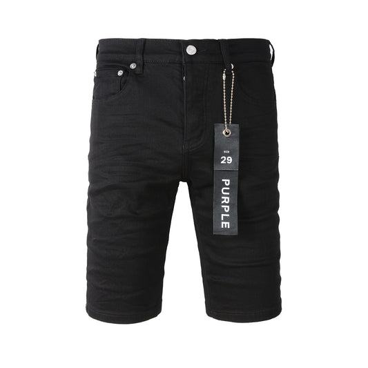 Pantalones cortos de mezclilla para hombre, estilo casual, mezcla de algodón, tejido lavado, estilo vintage, estilo callejero, estilo hip hop, con agujeros, años 2024 