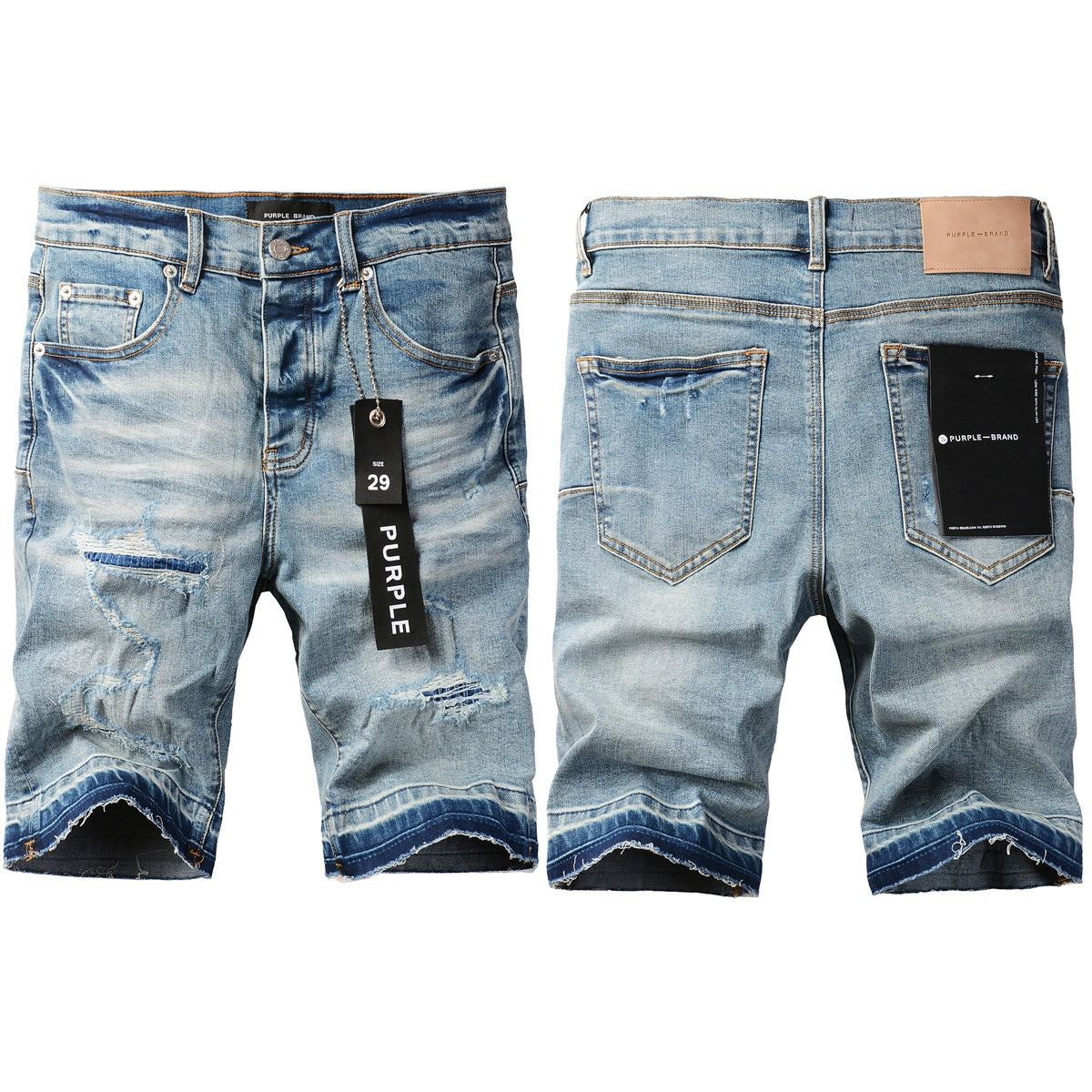 Short en jean bleu tendance 5013 avec une coupe confortable et un style moderne 