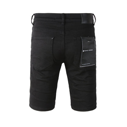 Pantalones cortos de mezclilla para hombre, estilo casual, mezcla de algodón, tejido lavado, estilo vintage, estilo callejero, estilo hip hop, con agujeros, años 2024 