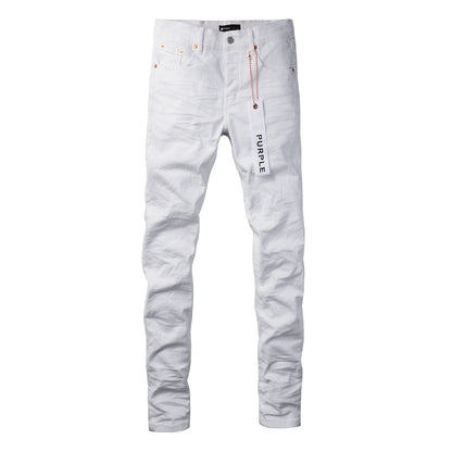 New Fashion Trend Jeans High Street White Jeans 9024 Pants