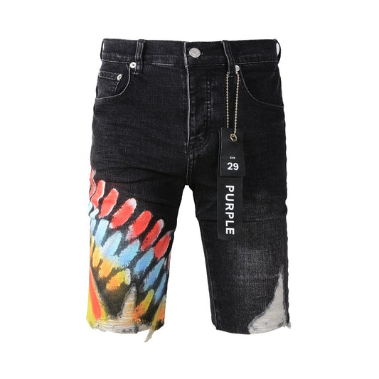 Shorts vaqueros negros 5085 con un diseño elegante para un look veraniego con estilo 