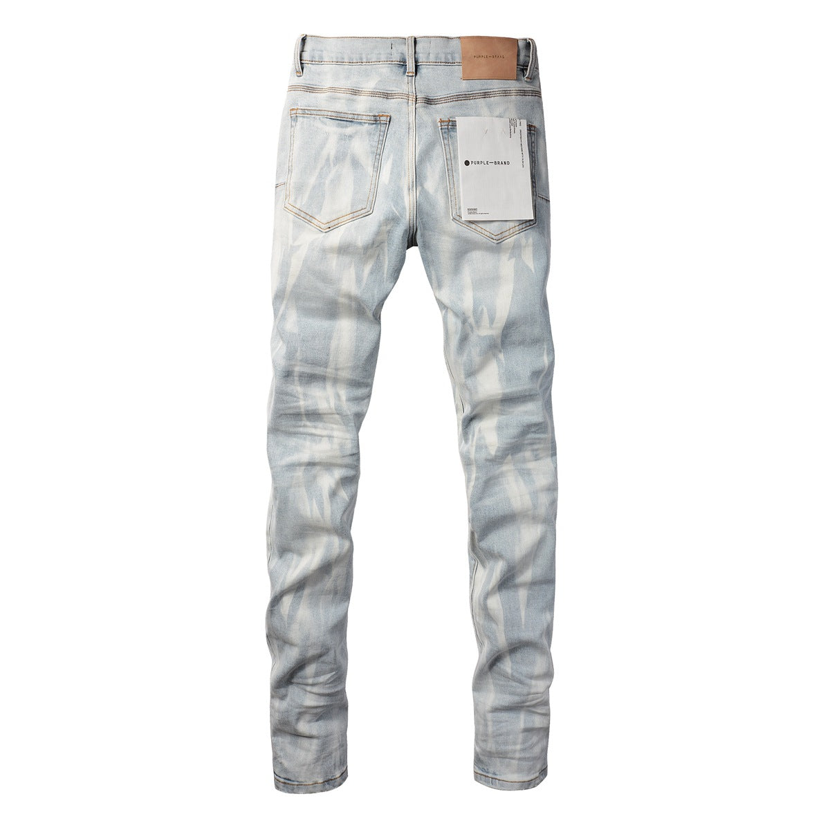 Jeans High Street Slim Fit Tie Dye Wash Pantalon Personnalisé 7017 