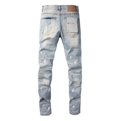 Nouveau jean tendance Splash-Ink pour homme 9006-1 