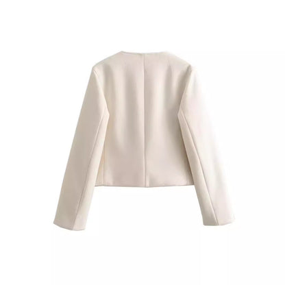 New Fresh Elegant Vacation Style MANGO Women's Jacket Top + Skirt