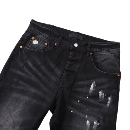 Pantalones vaqueros de diseñador Pantalones vaqueros para hombre Pantalones bordados de mezclilla Pantalones con agujeros de moda Pantalones desgastados de hip hop Más vendido Última versión 02