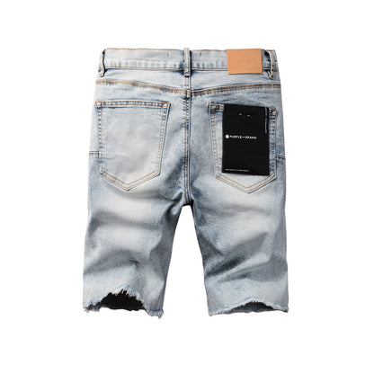 Shorts vaqueros color gris plateado 5053 con un diseño elegante y moderno 