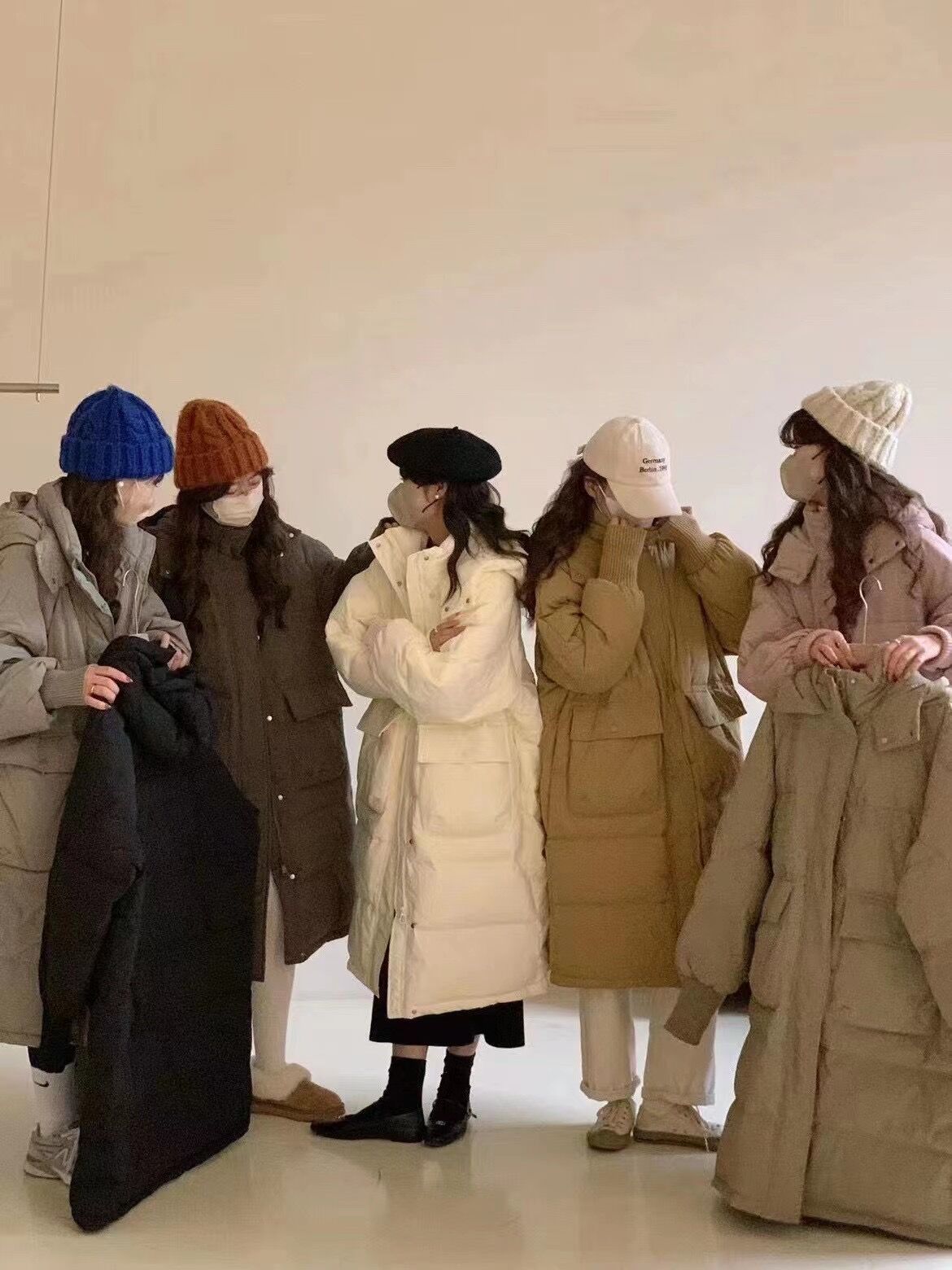 Veste à capuche en duvet de canard blanc pour vêtements d'extérieur pour femmes, longueur genou, vêtements d'extérieur amples et épais