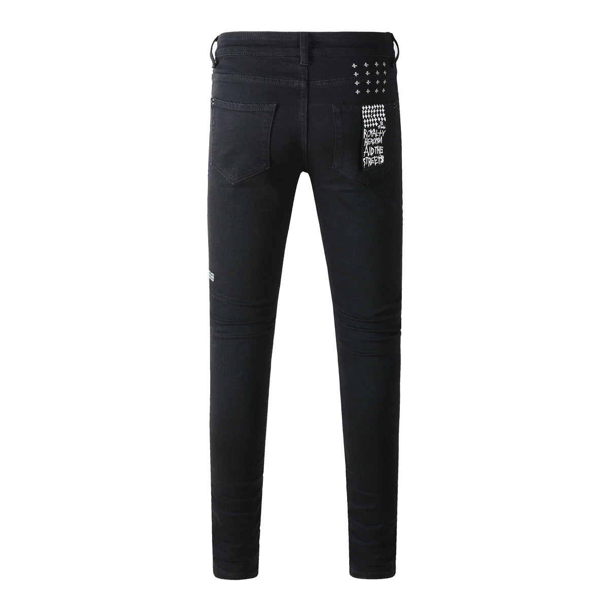 Classic Black Skinny Jeans with Clean Lines and Sleek Fit 3004