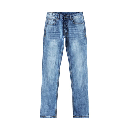 Light Blue High Waisted Flare Jeans with Heavy Whisker Detail and Distressed Rips - Retro Wide Leg Denim